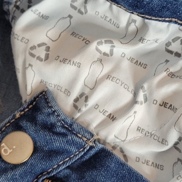 d. Jeans Recycled Denim High Waist Skinny Jeans - Size 6 - Picture 10 of 10